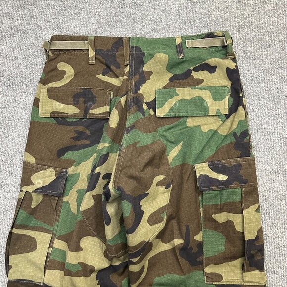 Trousers Hot Weather Woodland Camouflage Pattern Combat Pants Small Short - Picture 4 of 10